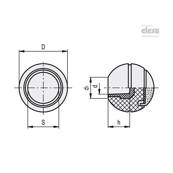 Spherical Knobs, SH.35 N-10